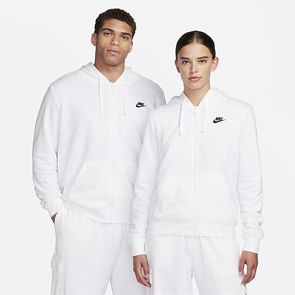 White Hoodies Pullovers. Nike